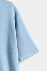 Ottoman Oversized T Shirt - Maya Blue